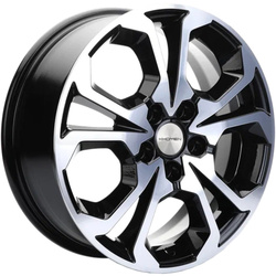 Khomen Wheels 6,5x17/5x108 ET43 D65,1 KHW1711 (DFM AX 7) Black-FP Khomen Wheels 6,5x17/5x108 ET43 D65,1 KHW1711 (DFM AX 7) Black-FP