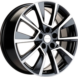 Khomen Wheels 7x18/5x114,3 ET50 D54,1 KHW1802 (Coolray) Black-FP