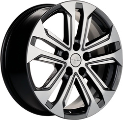 Khomen Wheels 7x18/5x114,3 ET50 D54,1 KHW1803 (Coolray) Gray-FP Khomen Wheels 7x18/5x114,3 ET50 D54,1 KHW1803 (Coolray) Gray-FP