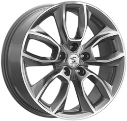 Premium Series 7x18/5x114,3 ET38 D67,1 ��001 (Outlander) Diamond Gloss Graphite