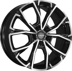 Khomen Wheels 7,5x19/5x108 ET33 D60,1 KHW1907 (Chery Tiggo 7 (Pro/Pro Max)) Black-FP
