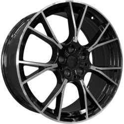 PDW 8,5x20/5x112 ET25 D66,6 5407 Gloss Black Machine Face (PDW)