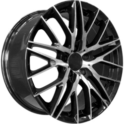 PDW 8x18/5x112 ET40 D66,5 5411 Gloss Black Machine Face (PDW)