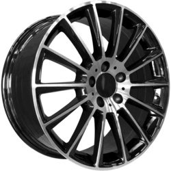 PDW 8x18/5x112 ET43 D66,6 5459 Gloss Black Machine Face (PDW)
