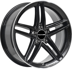 PDW 7,5x17/5x112 ET38 D66,56 FF2127 Gloss Black Machine Edge (PDW)