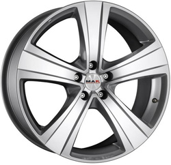 MAK 8,5x19/5x112 ET45 D76 Fuoco 5 Hyper Silver