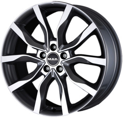 MAK 8x19/5x120 ET38 D72,6 Highlands Gunmetal Mirror Face