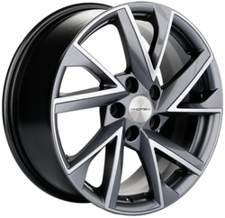 Khomen Wheels 7x17/5x110 ET46 D63,3 KHW1714 (Changan CS35/CS35 Pro) Gray-FP Khomen Wheels 7x17/5x110 ET46 D63,3 KHW1714 (Changan CS35/CS35 Pro) Gray-FP