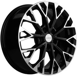 Khomen Wheels 7x17/5x114,3 ET47 D66,1 KHW1718 (Nissan Juke F15 [14..20]) Black-FP