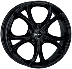 MAK 9x20/5x110 ET29 D65,1 Lario Gloss Black MAK 9x20/5x110 ET29 D65,1 Lario Gloss Black
