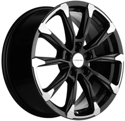 Khomen Wheels 7,5x18/5x108 ET46 D63,4 KHW1808 (Tugella/Jaguar XF/F-Pace) Black-FP