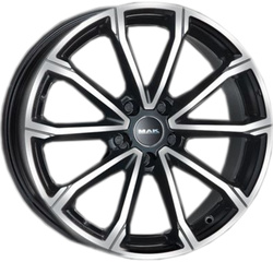 MAK 8x19/5x120 ET50 D64,1 DaVinci Black mirror