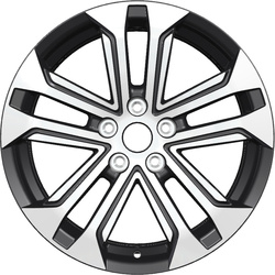 Khomen Wheels 7x18/5x114,3 ET50 D67,1 KHW1803 (CX-5/Seltos) Black-FP