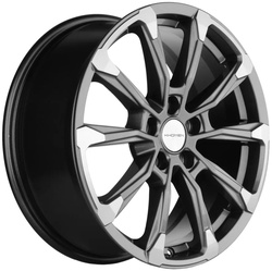 Khomen Wheels 7,5x18/5x108 ET46 D63,4 KHW1808 (Tugella/Jaguar XF/F-Pace) Gray-FP
