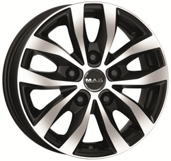 MAK 7x17/5x120 ET60 D65,1 Load 5 Ice Black