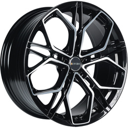 INCH 8x18/5x112 ET38 D66,6 FA8534 Gloss Black Machined Face (ZJH)