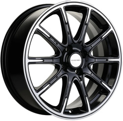 Khomen Wheels 6,5x17/4x100 ET43 D60,1 KHW1707 (Lada Vesta Cross) Black-FP