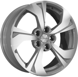 Khomen Wheels 7x17/5x114,3 ET50 D67,1 KHW1724 (CX-5/Seltos/Optima) F-Silver-FP