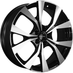 Khomen Wheels 7x19/5x108 ET45 D65,1 KHW1906 (Dongfeng AX7) Black-FP
