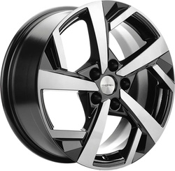 Khomen Wheels 7x17/5x110 ET45 D67,1 KHW1712 (DFM580) Black-FP