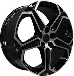 Khomen Wheels 7,5x19/5x114,3 ET40 D60,1 KHW1909 (NX/RAV4) Black-FP