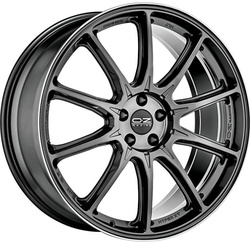 OZ 9x21/5x112 ET37 D79 Hyper XT HLT Star Graphite Diamond Lip