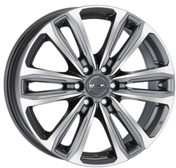 MAK 8x18/6x114,3 ET50 D66,1 Safari 6 Gunmetal Mirror Face