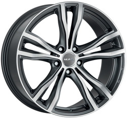 MAK 11,5x21/5x120 ET38 D74,1 X-Mode Gunmetal Mirror Face