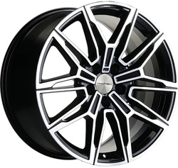 Khomen Wheels 8,5x19/5x112 ET28 D66,6 KHW1904 (Toureg) Black-FP