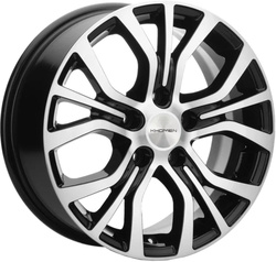 Khomen Wheels 6,5x16/5x110 ET43 D65,1 KHW1608 (Opel Zafira) Black-FP Khomen Wheels 6,5x16/5x110 ET43 D65,1 KHW1608 (Opel Zafira) Black-FP