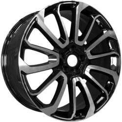PDW 9,5x22/5x120 ET45 D72,56 7013 Gloss Black Machine Face (PDW) PDW 9,5x22/5x120 ET45 D72,56 7013 Gloss Black Machine Face (PDW)