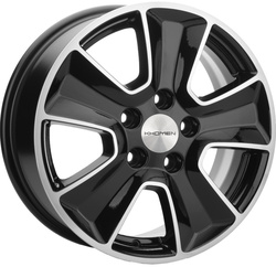 Khomen Wheels 6,5x16/5x114,3 ET43 D67,1 KHW1601 (Huyndai/Kia) Black-FP Khomen Wheels 6,5x16/5x114,3 ET43 D67,1 KHW1601 (Huyndai/Kia) Black-FP