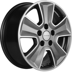 Khomen Wheels 6,5x16/5x114,3 ET43 D67,1 KHW1601 (Huyndai/Kia) Gray-FP Khomen Wheels 6,5x16/5x114,3 ET43 D67,1 KHW1601 (Huyndai/Kia) Gray-FP