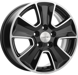 Khomen Wheels 6,5x16/5x114,3 ET46 D67,1 KHW1601 (Mitsubishi) Black-FP Khomen Wheels 6,5x16/5x114,3 ET46 D67,1 KHW1601 (Mitsubishi) Black-FP