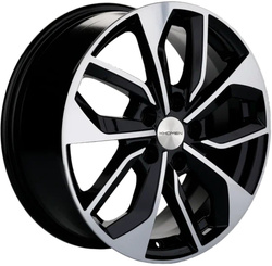Khomen Wheels 7x17/5x108 ET40 D54,1 KHW1703 (Jac/Москвич 3) Black-FP Khomen Wheels 7x17/5x108 ET40 D54,1 KHW1703 (Jac/Москвич 3) Black-FP