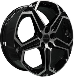 Khomen Wheels 7,5x19/5x114,3 ET45 D67,1 KHW1909 (Mazda CX-5/CX-8 / Hyundai ix35) Black-FP Khomen Wheels 7,5x19/5x114,3 ET45 D67,1 KHW1909 (Mazda CX-5/CX-8 / Hyundai ix35) Black-FP