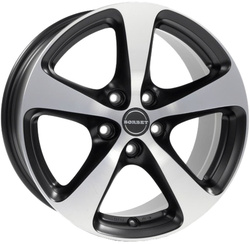 Borbet 7x16/5x115 ET40 D70,1 CC Black Polished Glossy Borbet 7x16/5x115 ET40 D70,1 CC Black Polished Glossy