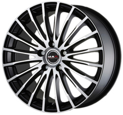 MAK 8x18/5x108 ET45 D72 Fatale Ice Black