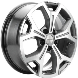 Khomen Wheels 6,5x17/5x120 ET55 D65,1 KHW1710(2) (VW Transporter) Gray-FP Khomen Wheels 6,5x17/5x120 ET55 D65,1 KHW1710(2) (VW Transporter) Gray-FP