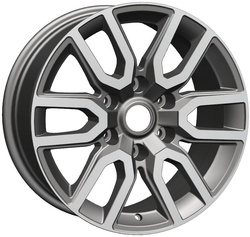 Khomen Wheels 8x17/6x139,7 ET25 D106,1 KHW1723 (LC Prado/Lexus GX) Gray-FP Khomen Wheels 8x17/6x139,7 ET25 D106,1 KHW1723 (LC Prado/Lexus GX) Gray-FP