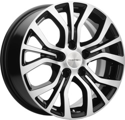 Khomen Wheels 6,5x16/5x114,3 ET45 D54,1 KHW1608 (Geely Coolray) Black-FP Khomen Wheels 6,5x16/5x114,3 ET45 D54,1 KHW1608 (Geely Coolray) Black-FP