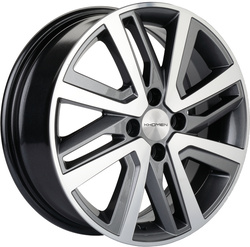 Khomen Wheels 6x16/4x100 ET50 D60,1 KHW1609 (Vesta/Largus) Gray-FP Khomen Wheels 6x16/4x100 ET50 D60,1 KHW1609 (Vesta/Largus) Gray-FP