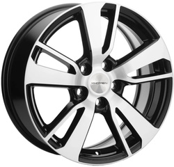 Khomen Wheels 7x17/5x108 ET50 D63,35 KHW1704 (Ford C-Max) Black-FP Khomen Wheels 7x17/5x108 ET50 D63,35 KHW1704 (Ford C-Max) Black-FP