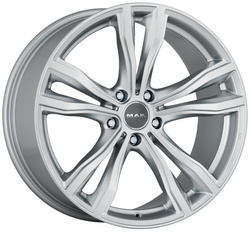 MAK 10x21/5x120 ET40 D74,1 X-Mode Silver MAK 10x21/5x120 ET40 D74,1 X-Mode Silver