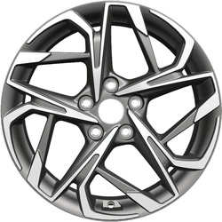 Khomen Wheels 7x17/5x110 ET46 D63,3 KHW1716 (Changan CS35 Plus) Gray-FP Khomen Wheels 7x17/5x110 ET46 D63,3 KHW1716 (Changan CS35 Plus) Gray-FP