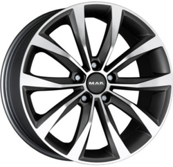 MAK 7x17/5x98 ET41 D58,1 Wolf Gunmetal Mirror Face MAK 7x17/5x98 ET41 D58,1 Wolf Gunmetal Mirror Face