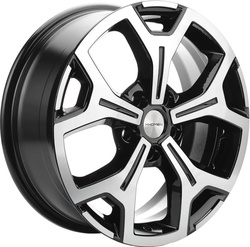 Khomen Wheels 6,5x17/5x114,3 ET37 D66,5 KHW1710 (Jolion) Black-FP
