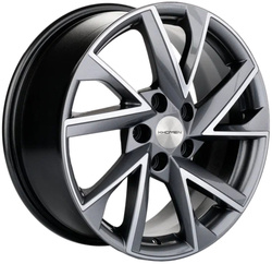 Khomen Wheels 7x17/5x110 ET46 D63,3 KHW1714 (Changan CS35/CS35 Pro) Gray-FP