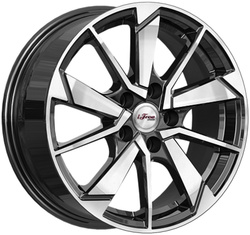 iFree 6,5x16/5x112 ET33 D57,1 Зиплайн (КС1042) Блэк Джек iFree 6,5x16/5x112 ET33 D57,1 Зиплайн (КС1042) Блэк Джек