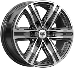 K&K 7,5x17/6x139,7 ET38 D67,1 R8 (КС1174) Алмаз черный K&K 7,5x17/6x139,7 ET38 D67,1 R8 (КС1174) Алмаз черный